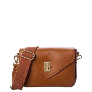 Italian Leather Crossbody, Brown